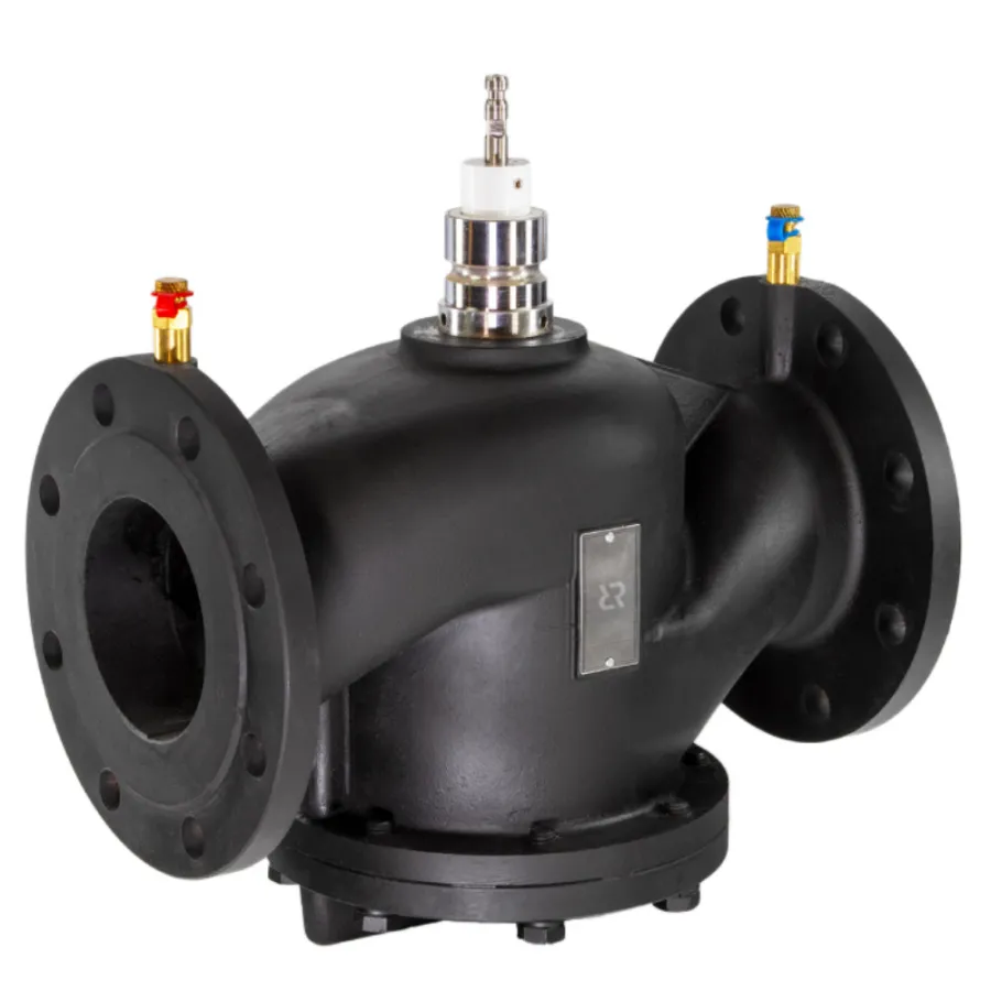 Клапан балансировочный комбинированный РИДАН AQF-R DN80 PN16, с ниппелями, фланцевый
