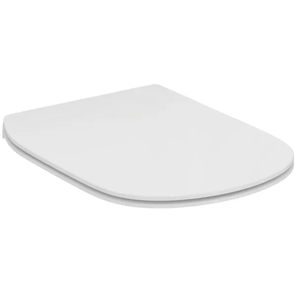 Тонкое сидение и крышка для унитазов Ideal Standard TESI микролифт, дюропласт (T552201)