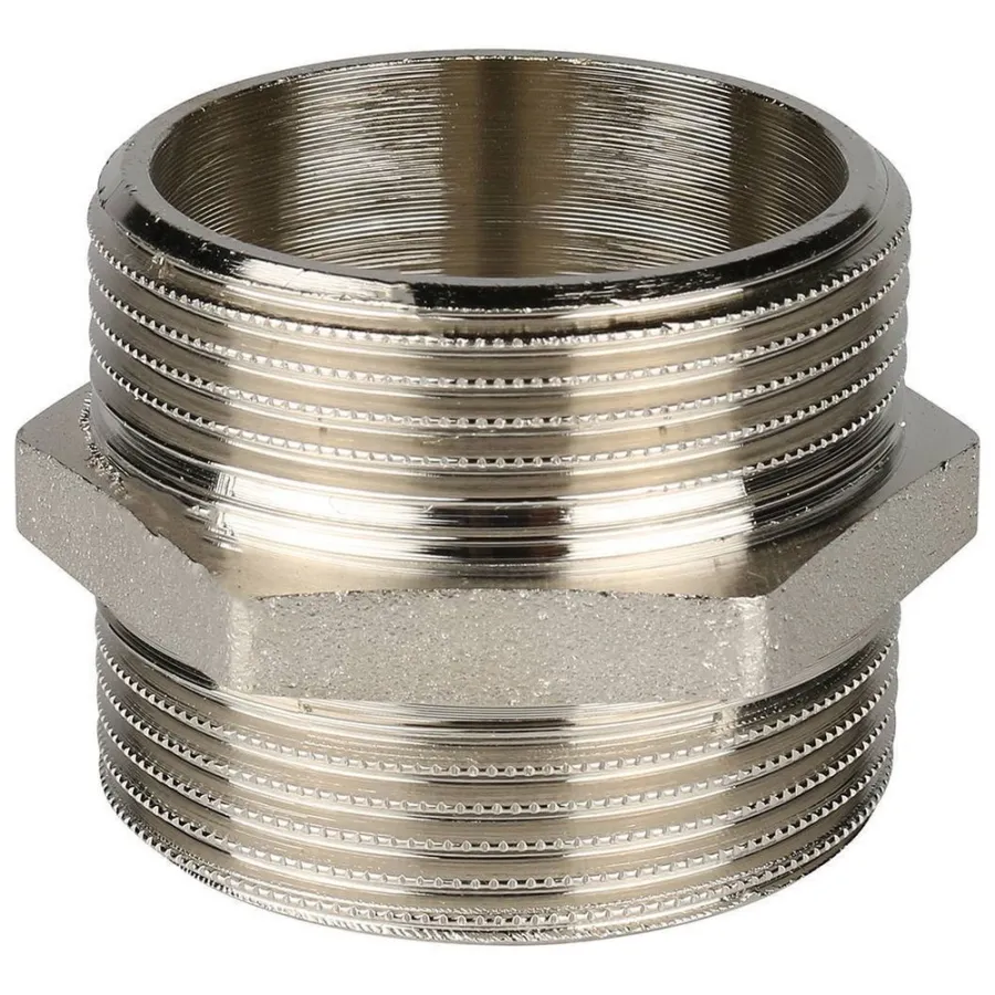 Ниппель HH никелированный 1"1/2 SFT-0004-112112 STOUT