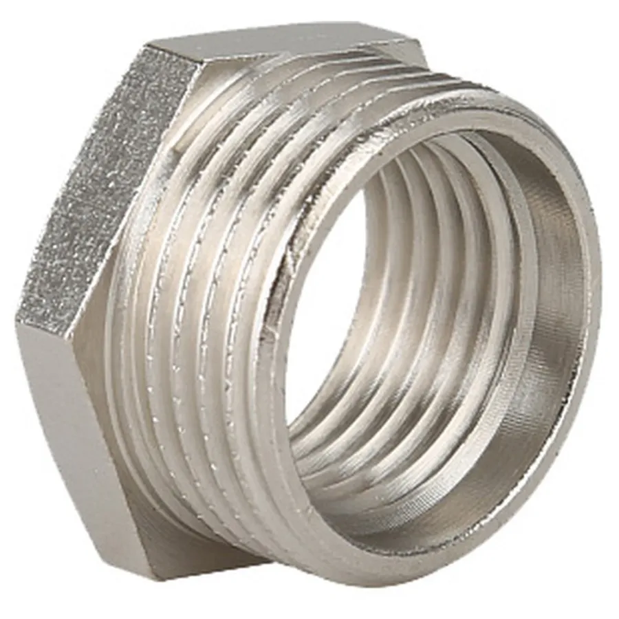 Футорка Gappo НР-ВР никелированная 1/2" х 3/8"