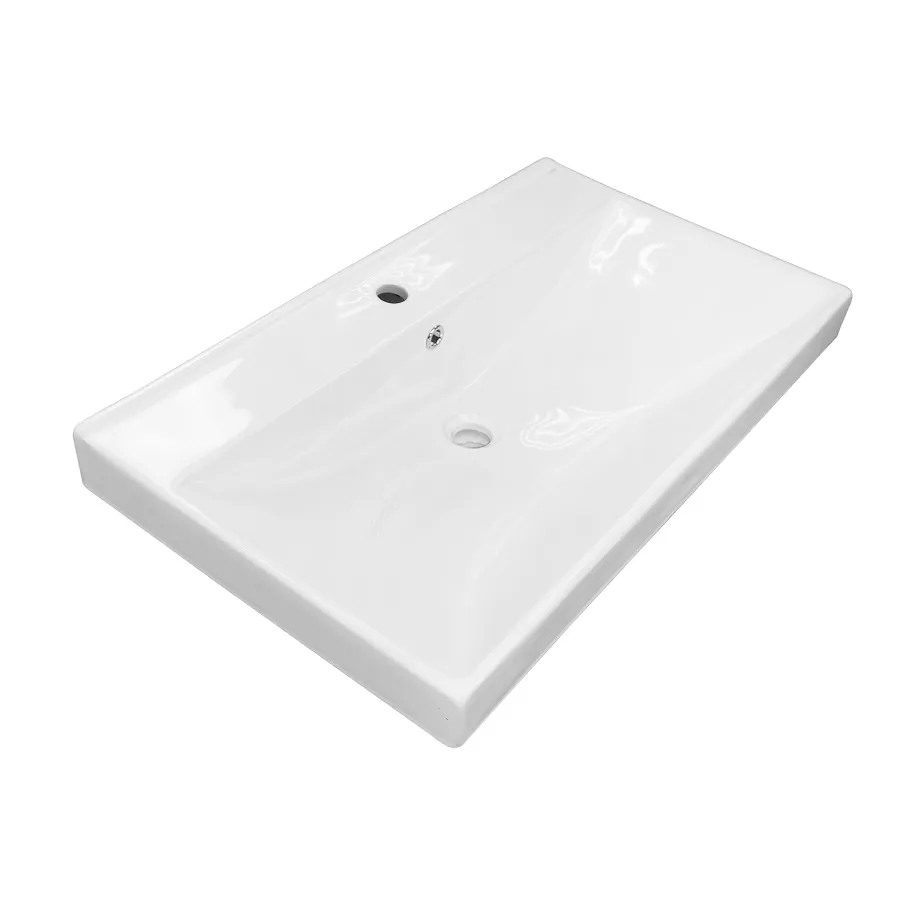 Комплект Тумба Мила 80Н 815х470х870 напольная, с раковиной Tempo 80 (CS00091366)