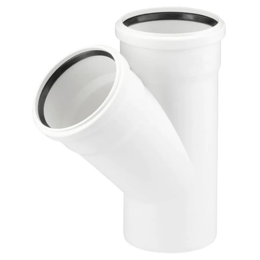 Тройник REHAU 50/40/45гр RAUPIANO PLUS