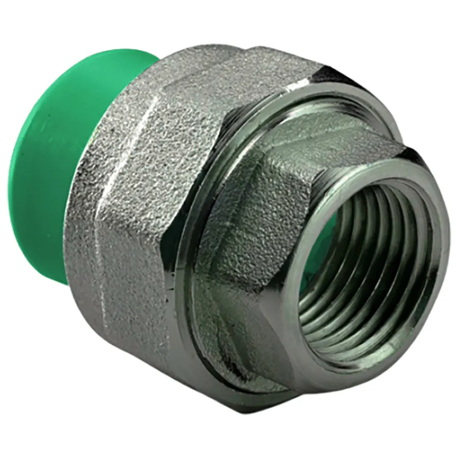 Муфта комбинир. раз. растр. ПП AntiFire D32-1 1/4"ВР Green