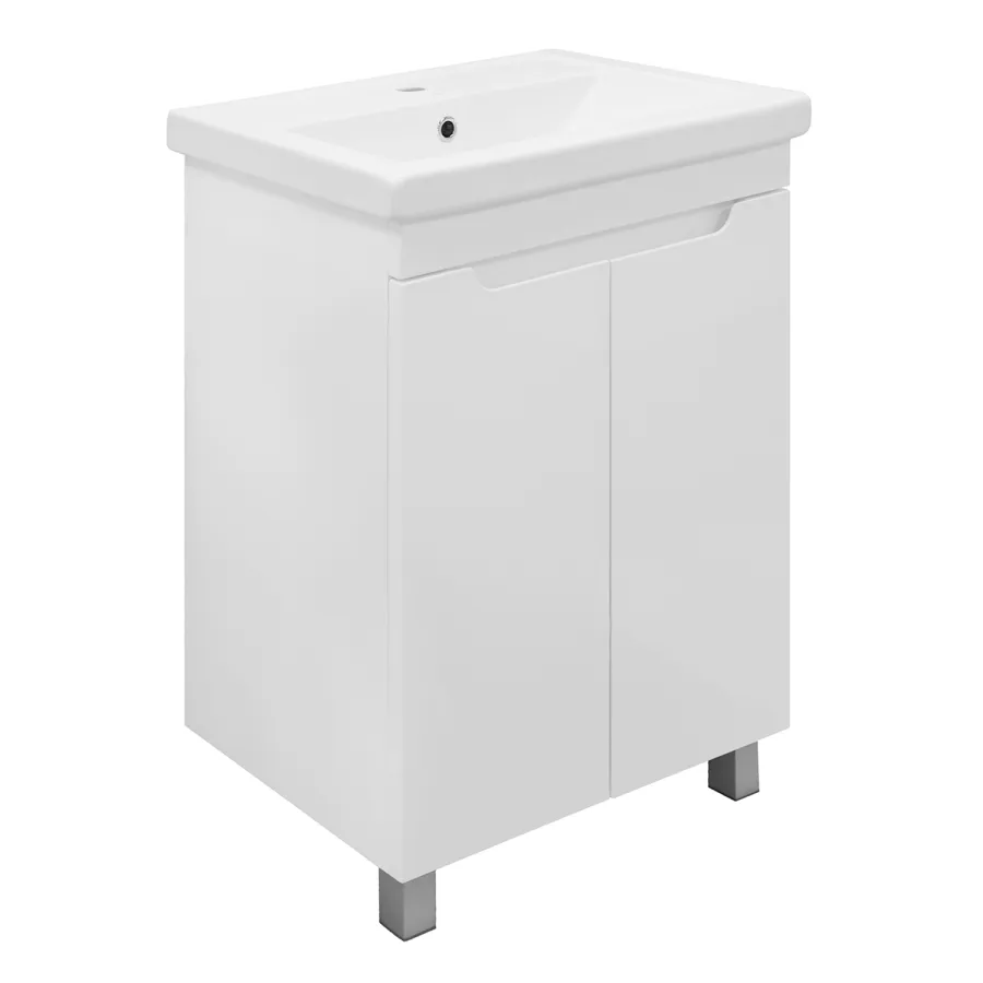 Комплект Тумба Azario Кантри 60Н напольная с раковиной Фостер 60 (CS00097249)
