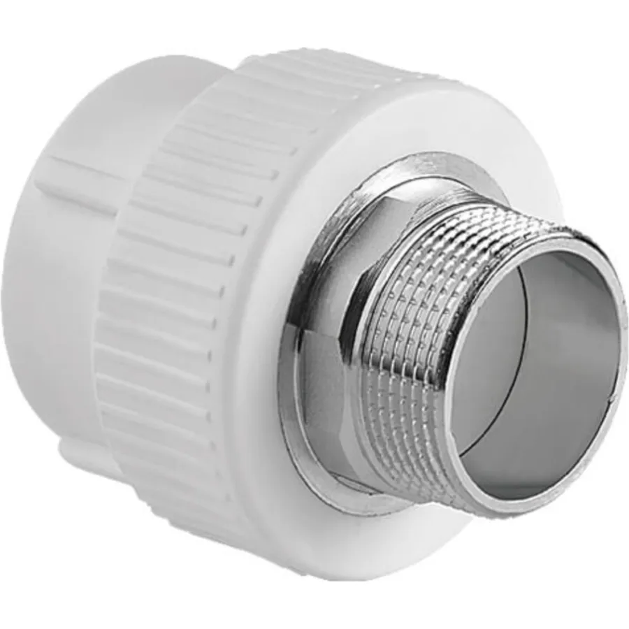 Муфта TEBO бел. PP-R комбинированная 90х3" НР под ключ (1/5), арт. 015020714