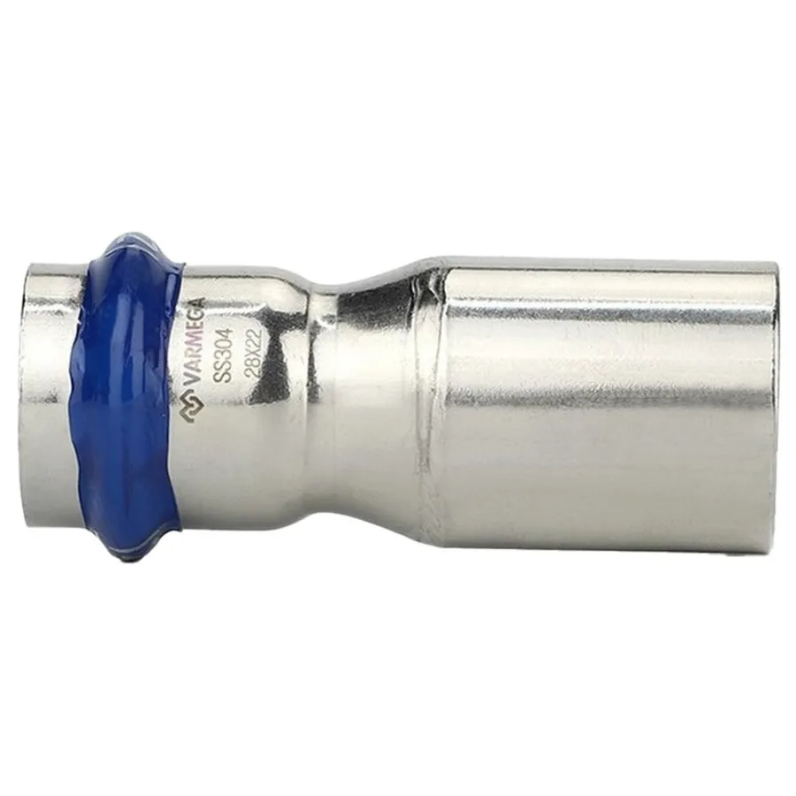 Муфта-вставка VARMEGA однораструбная Inox Press переходная 28ax22