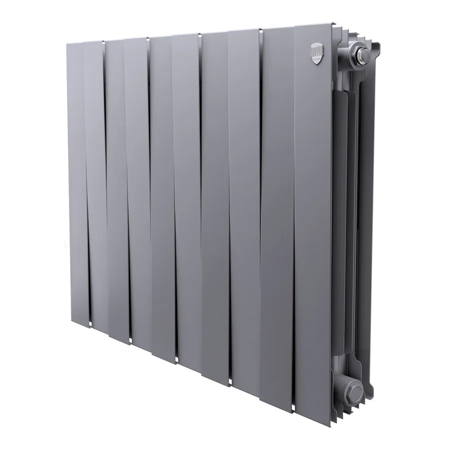 Радиатор биметаллический Royal Thermo PianoForte 500 Серебристый - 10 секц.