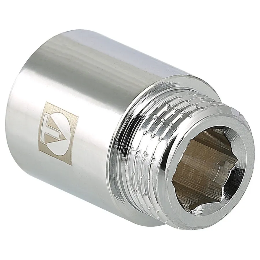 Удлинитель 1/2*30мм (Valtec VT 198) ХРОМ