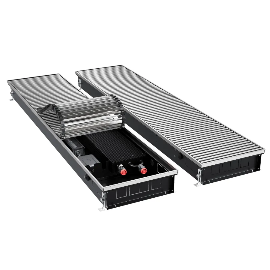 Конвектор внутрипольный Royal Thermo ATRIUM TURBO-90/300/2500-DG-U-NA