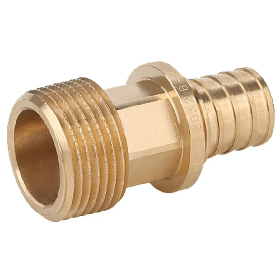 Переходник Gappo с наружной резьбой бронзовый 32-R 3/4"