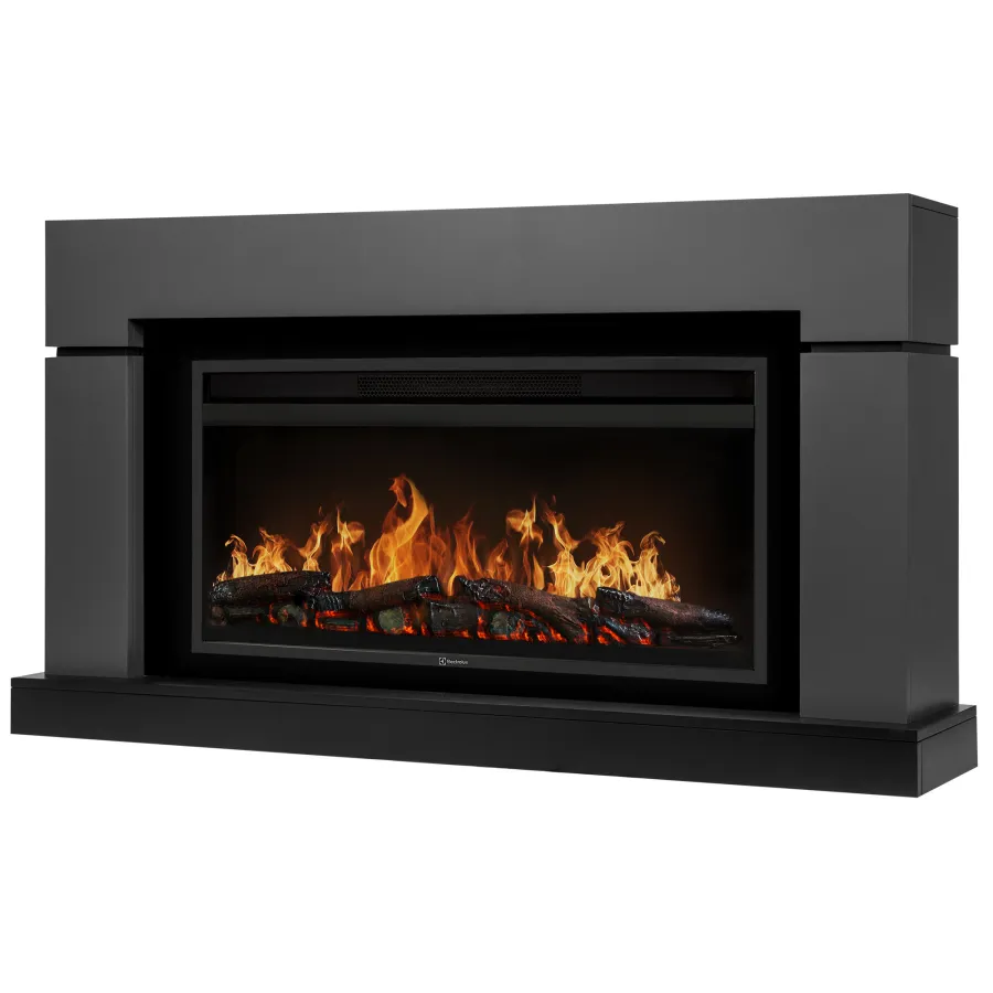 Каминокомплект: Очаг Electrolux EFP/P-3620LS, портал Lindos 42/40/36, графит