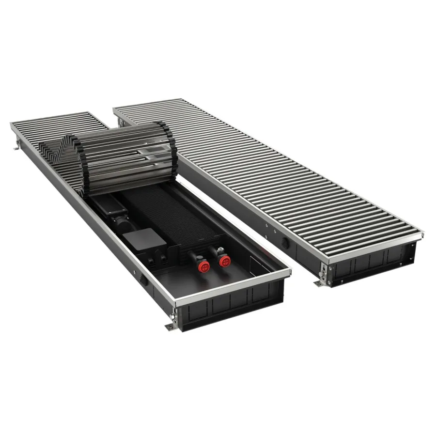 Конвектор внутрипольный Royal Thermo ATRIUM TURBO-80/180/1400-DG-U-NA