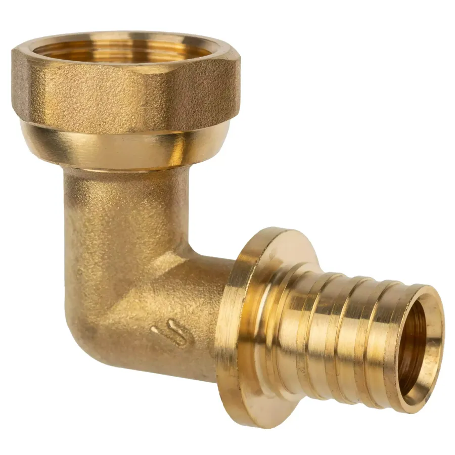 Угольник аксиальный для труб из сшитого полиэтилена Usystems 16-G1/2"НГ