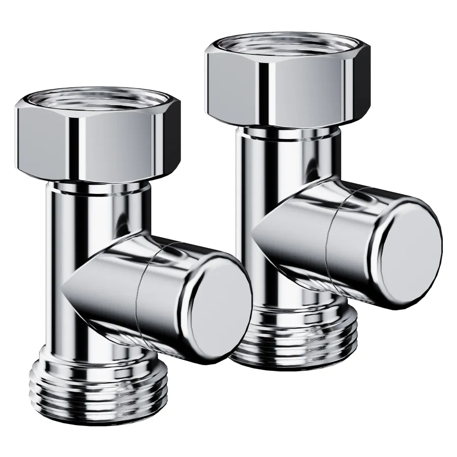 Набор нижнего подключения Royal Thermo Design прямой раздельный 3/4х3/4ЕК (хром)