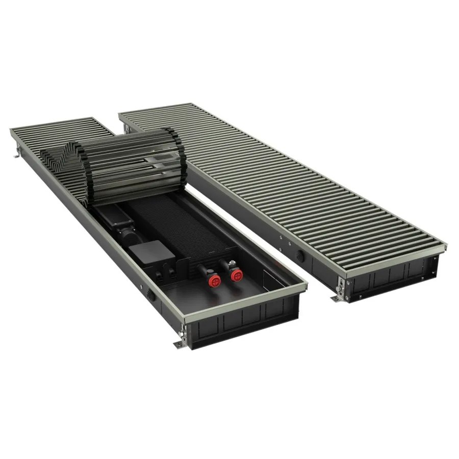 Конвектор внутрипольный Royal Thermo ATRIUM TURBO-80/180/1400-DG-U-LB