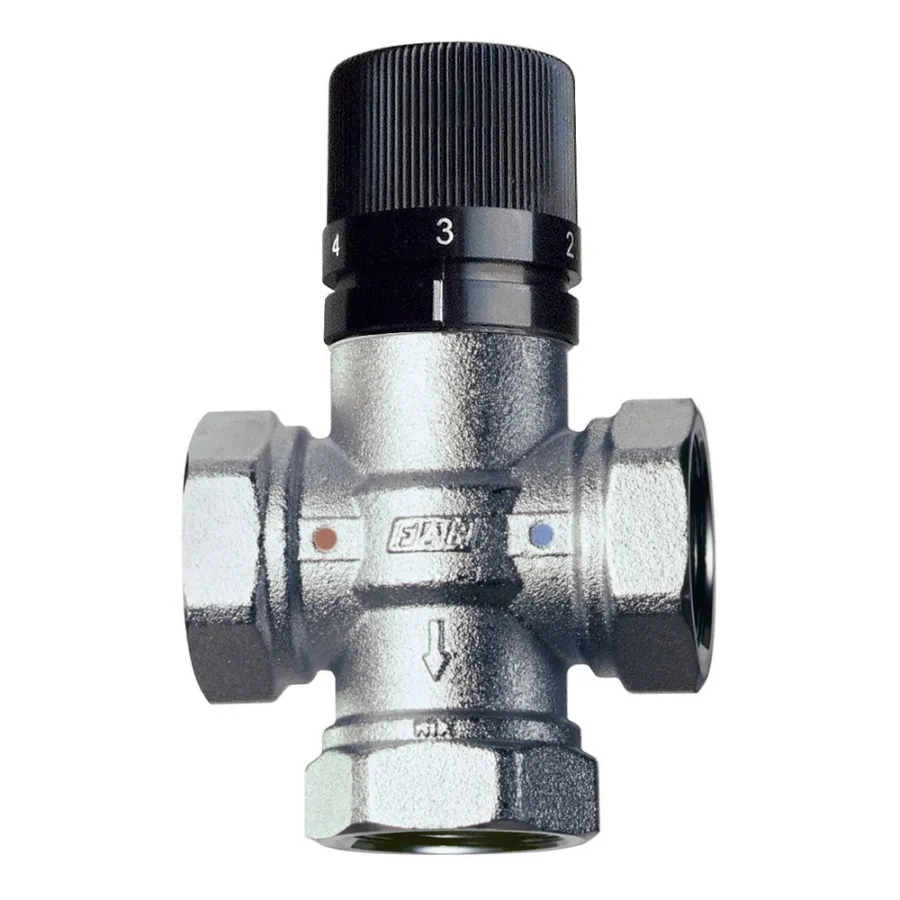 Смеситель термостатический 3/4" ВР, t max 95 C FAR