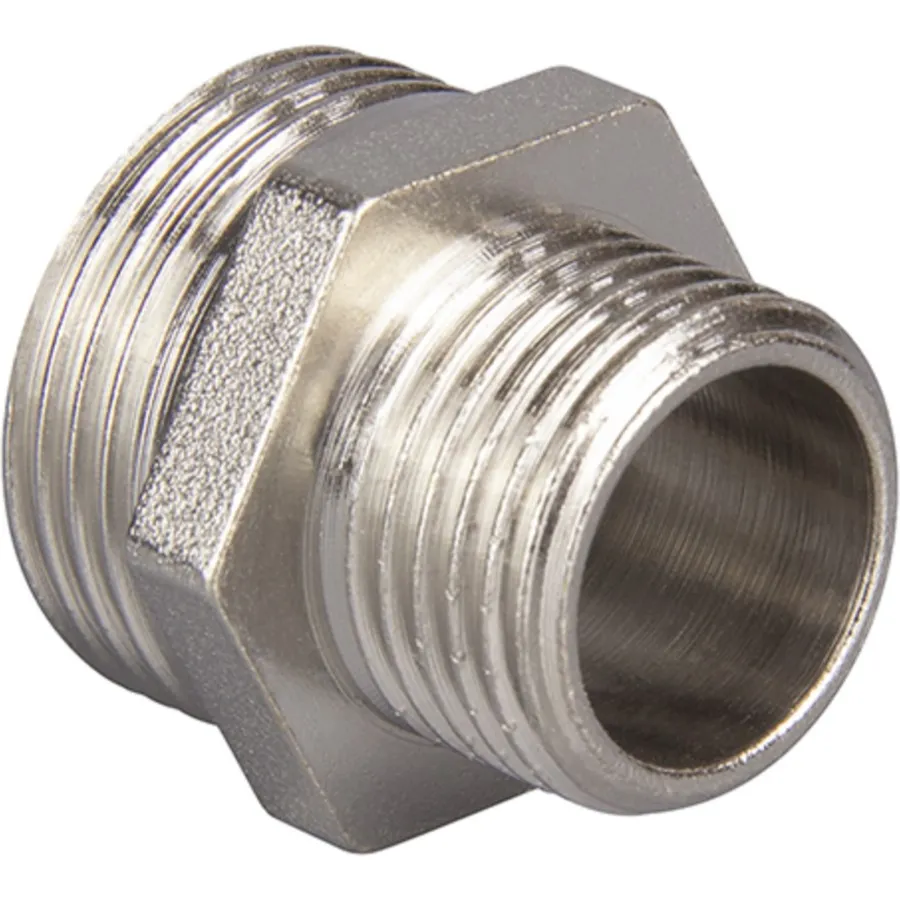 Ниппель TEBO переходной НР 1/2"x1/4" (50/900)