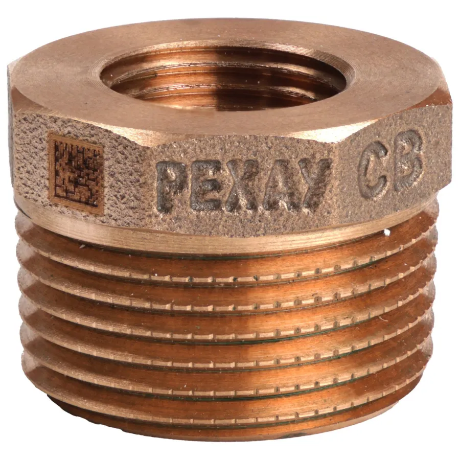 Футорка бронзовая РЕХАУ AURLINE редукционная R1" x Rp1/2", RX+