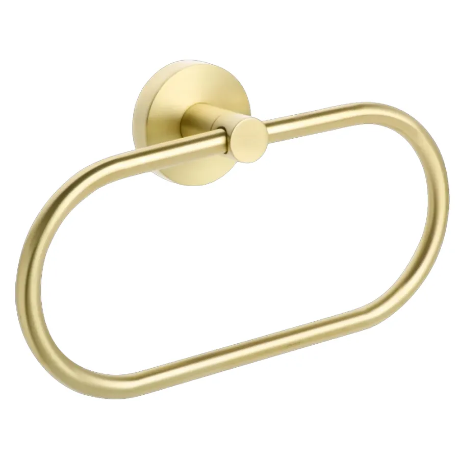 Полотенцедержатель Fixsen Comfort Gold кольцо, золото сатин (FX-87011)