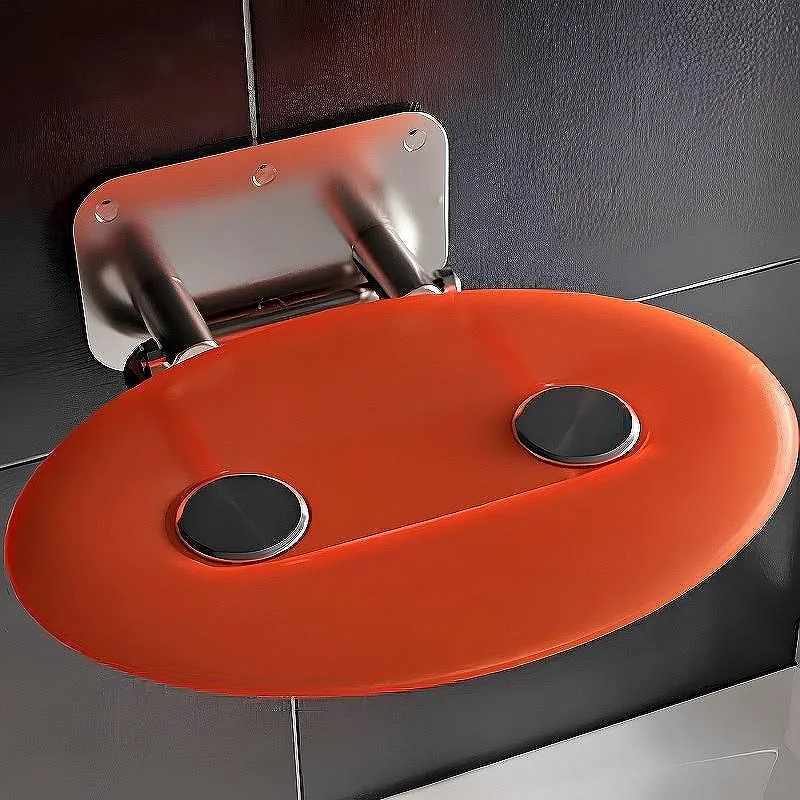 Сиденье для душа Ravak Ovo P II Orange нержавеющая сталь, оранжевый (B8F0000050)