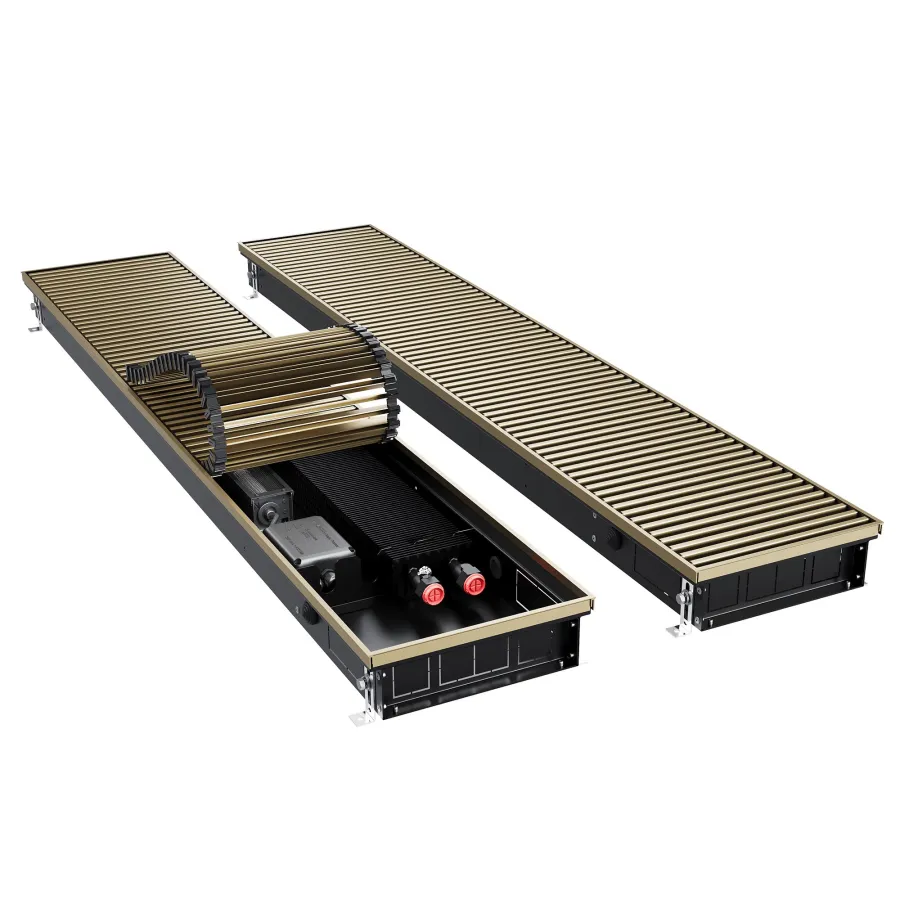 Конвектор внутрипольный Royal Thermo ATRIUM TURBO-80/250/1700-DG-U-AU
