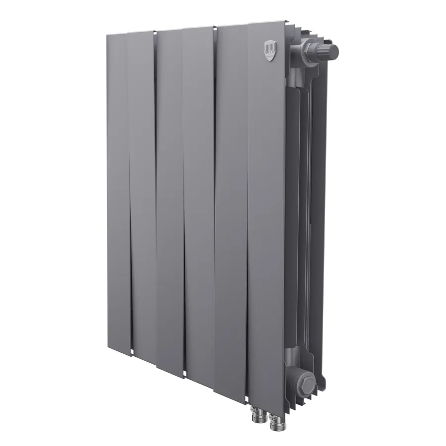 Радиатор биметаллический Royal Thermo PianoForte 500 Серебристый VR80 - 6 секц.