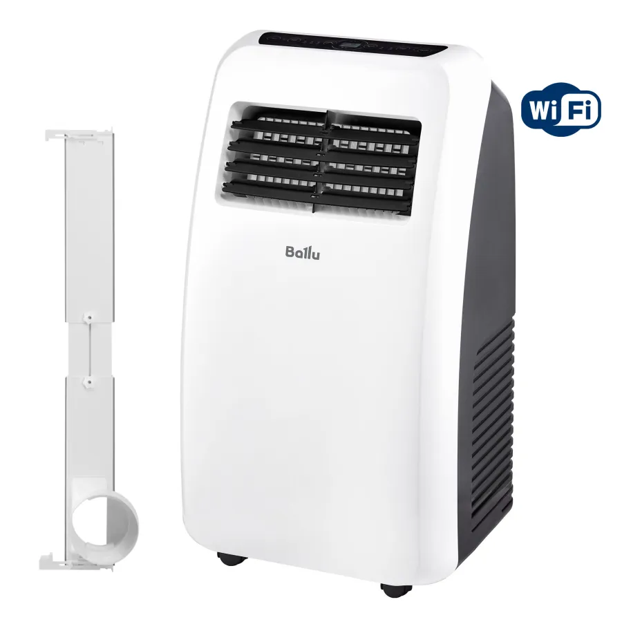 Кондиционер мобильный Ballu Aura BPAC-07 CP/N1_24Y в комплекте с адаптером Ballu UniPort 1.0