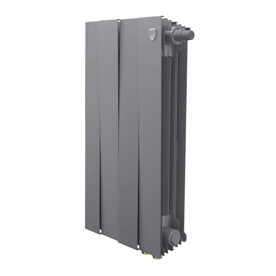 Радиатор биметаллический Royal Thermo PianoForte 500 Серебристый VR80 - 4 секц.
