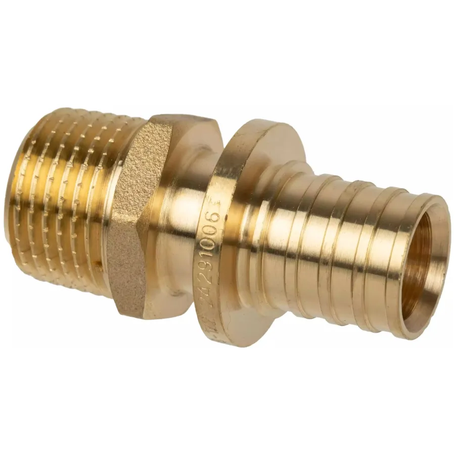 Муфта аксиальная для труб из сшитого полиэтилена Usystems 25-R1/2"НР