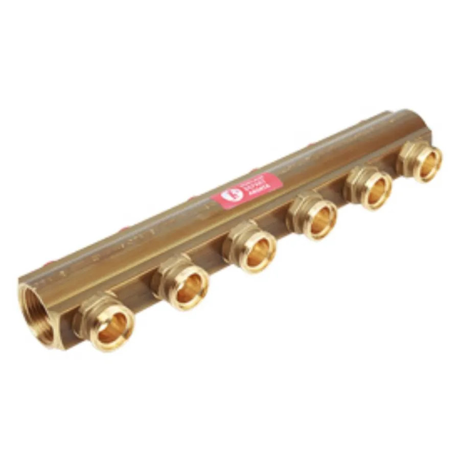 Коллектор Giacomini с отсечными клапанами 1" x 3/4"E /10, R553SY050