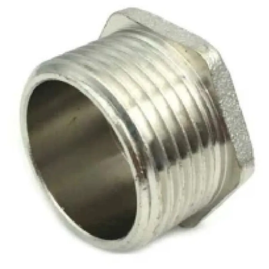 Заглушка VARMEGA НР 1/2", никелированная