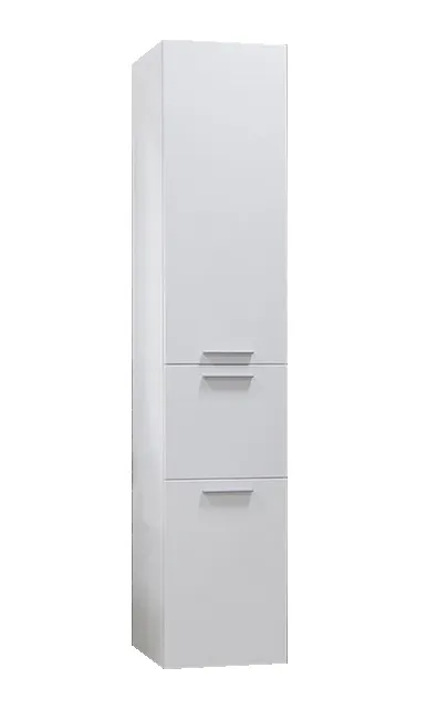 Пенал подвесной AQUATON Инди с корзиной для белья, белый (1A188603ND010)