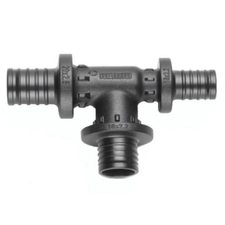 Тройник REHAU с уменьшенным боковым и торцевым проходами 32-20-25 PX , PPSU
