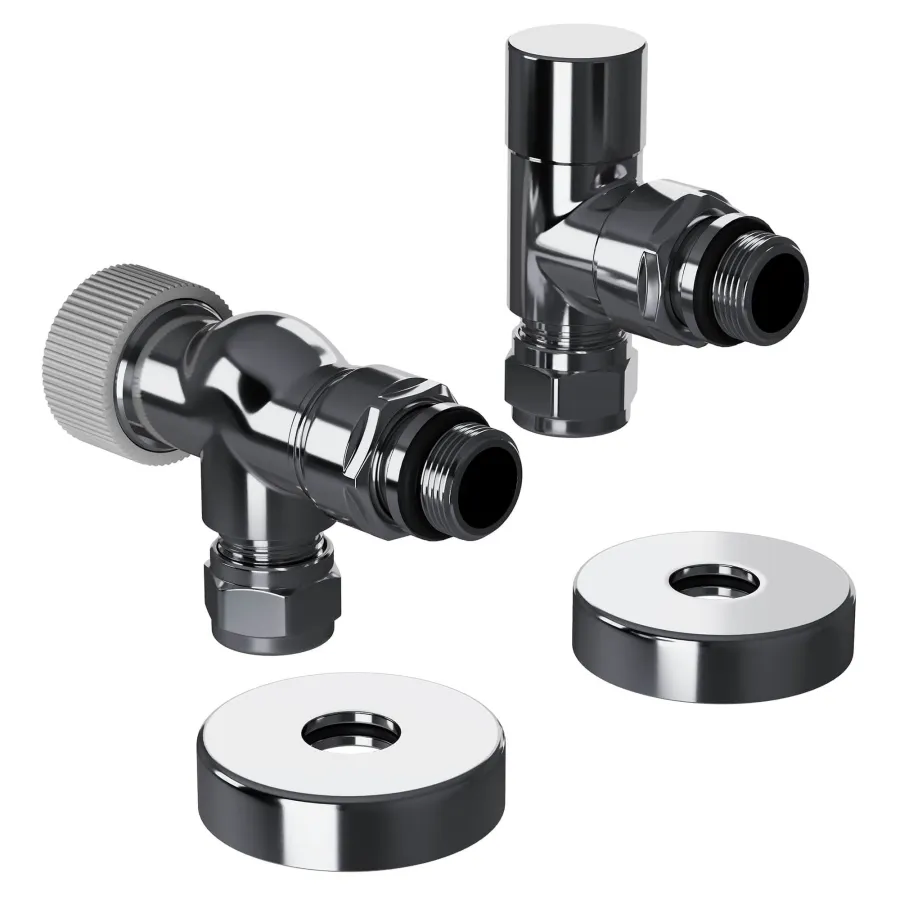 Набор термостатический осевой Royal Thermo Design Pro 15мм М30х1,5 (Хром)