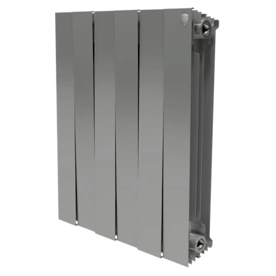 Радиатор биметалл Royal Thermo PianoForte 500/Silver Satin - 6 секц.