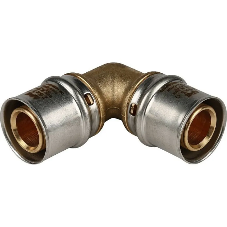 Угольник STOUT 90 26х26 для металлопластиковых труб пресс, SFP-0009-002626