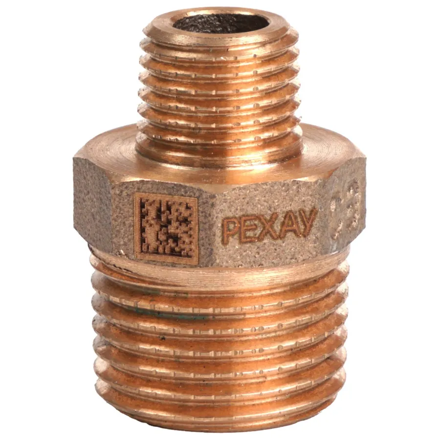Ниппель бронзовый РЕХАУ AURLINE редукционный R1/2" x R1/4", RX+