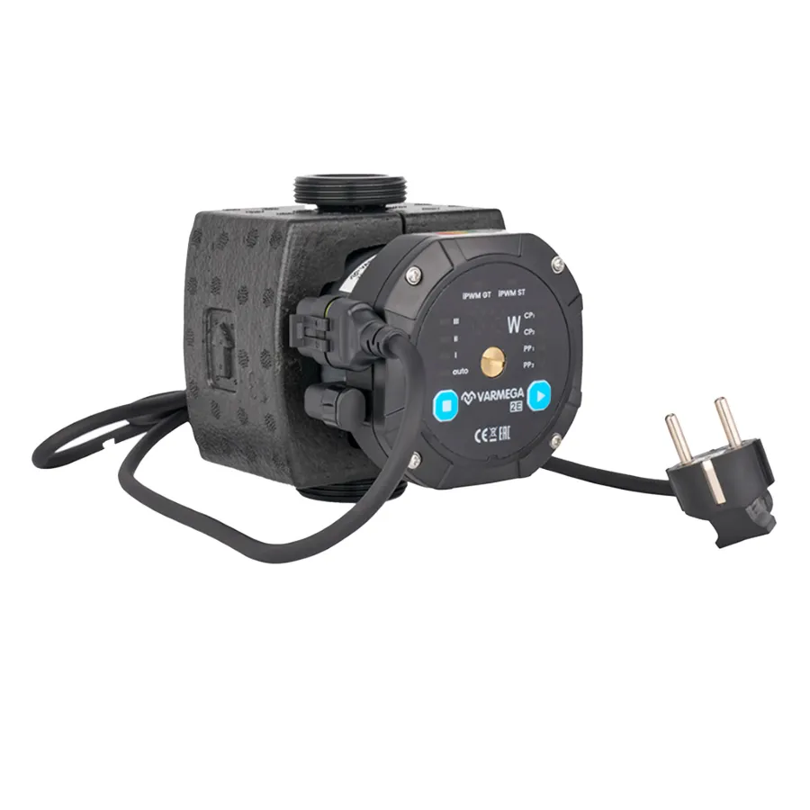 Насос циркуляционный с резьбовым соединением VARMEGA 2E 15/60-130, с гайками и термоизоляцией