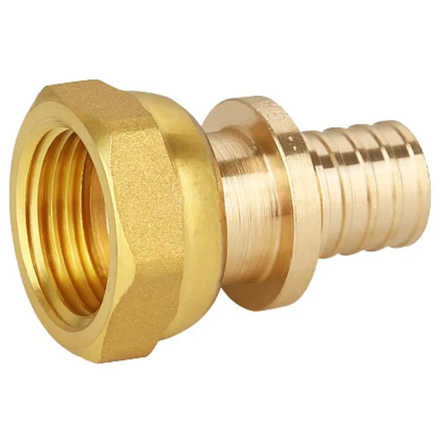 Переходник Gappo с накидной гайкой латунный 20-G 1/2"