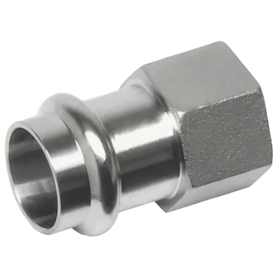 Муфта переходная ВПр-ВР, 28x1, пресс-фит. нерж.сталь, 69270G281 Sanha 9270G