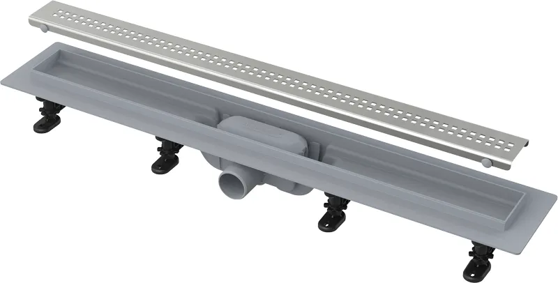 Душевой лоток Alcadrain Simple с решеткой, хром (APZ9-550M)