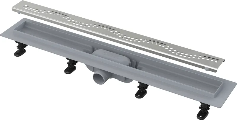 Душевой лоток Alcadrain Simple с решеткой хром (APZ8-750M)