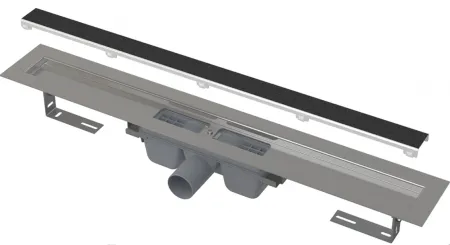 Душевой лоток без порогов с решеткой под кладку камня Alcadrain Marble (APZ15S-850)