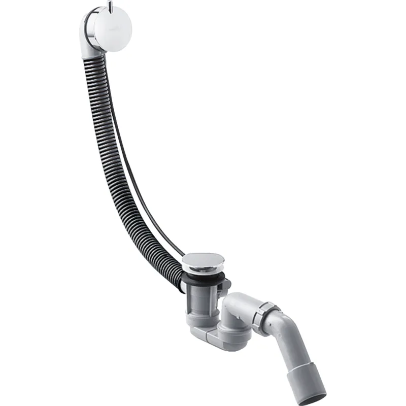 Слив-перелив Hansgrohe Flexaplus S для ванны, полуавтомат, хром (58150000)