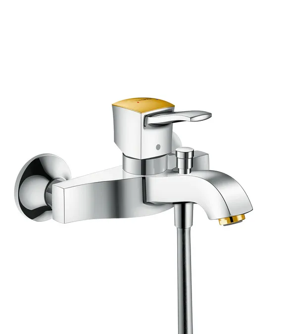 Смеситель для ванны Hansgrohe Metropol Classic,однорычажный, хром/под золото (31340000)