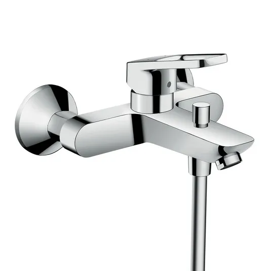 Смеситель для ванны Hansgrohe Logis Loop, внешний монтаж, однорычажный, хром (71244000)