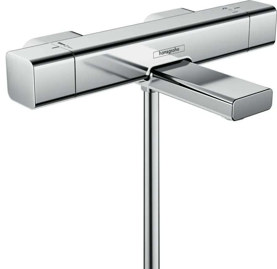 Смеситель для ванны Hansgrohe Ecostat E, с термостатом, хром (15774000)