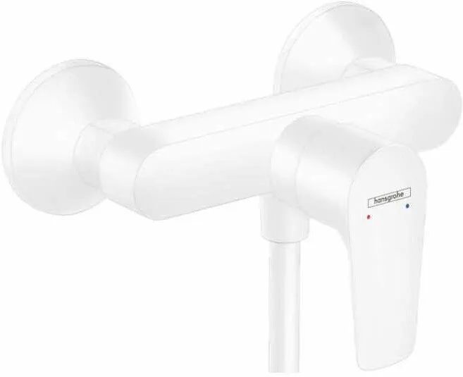 Смеситель для душа Hansgrohe Metropol, однорычажный, белый матовый