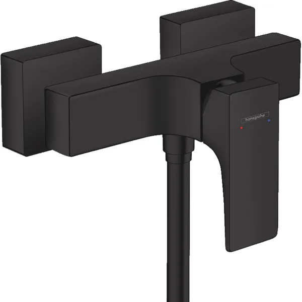 Смеситель для душа Metropol, однорычажный, ВМ, черный матовый Hansgrohe 32560670