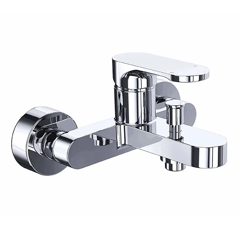 Смеситель для ванны AZARIO Виано с коротким изливом, хром (AZ-15830501)